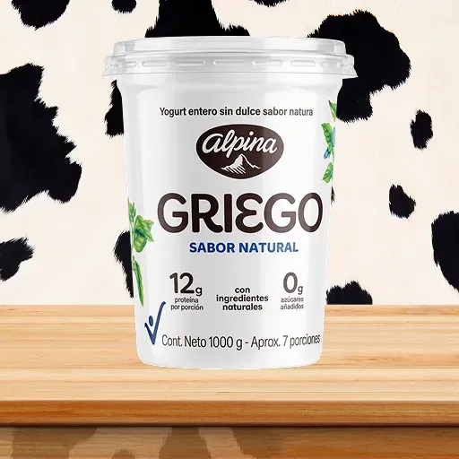 Yogurt Griego Natural 1000 g