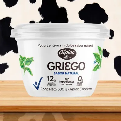 Yogurt Griego Natural 500 g