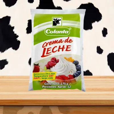 Crema De Leche Semientera UHT 175 g