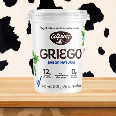 Yogurt Griego Natural 1000 g