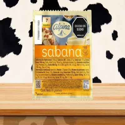 Queso Sabana (x7 Tajadas) 91 g