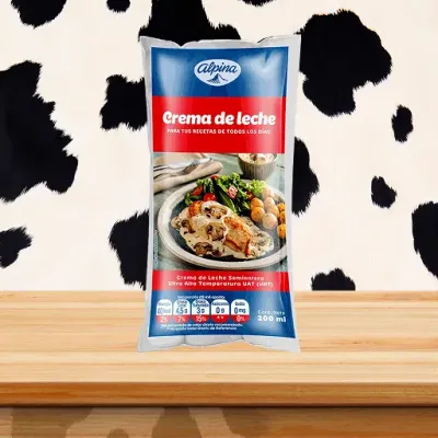 Crema De Leche Semientera 200 mL
